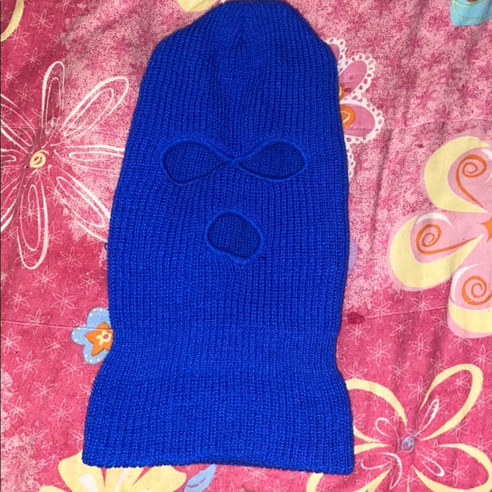 royal blue ski mask